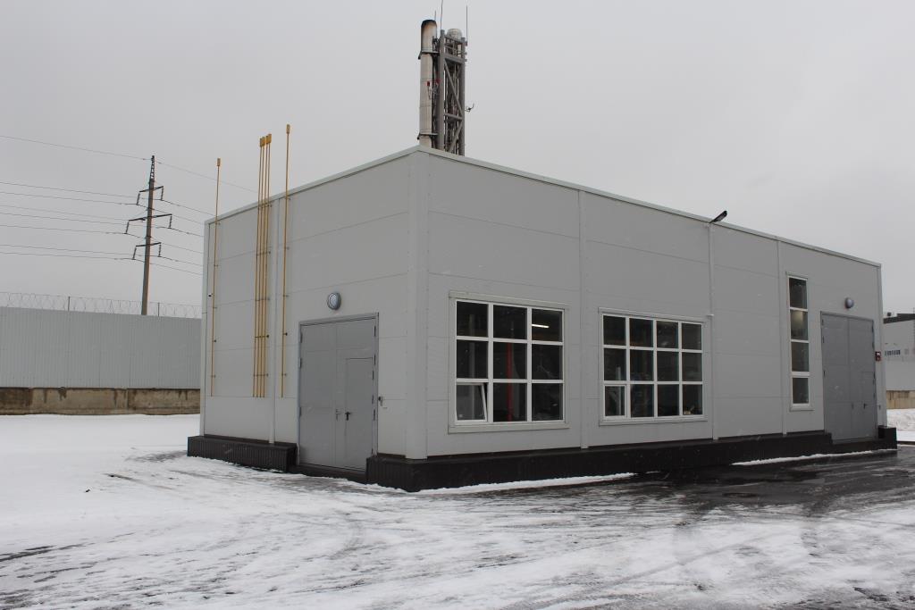 Газовая котельная логистического центра дистрибутора и производителя продуктов питания и мясных полуфабрикатов
