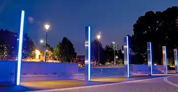 Монтаж уличного освещения